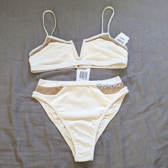 L*Space Sadie Palonia Bikini Set Cream - Picture 2 of 15